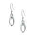 Parent and Child Earring. Polish finish. Made from Pewter. Made in Fredericton NB New Brunswick Canada