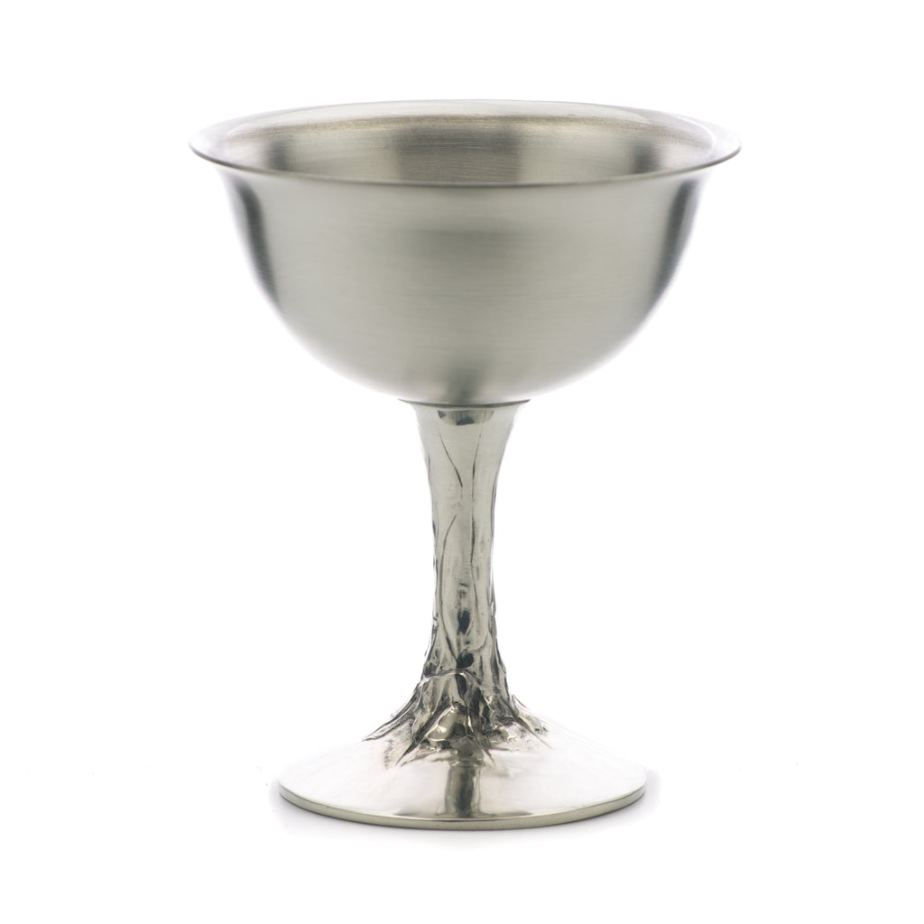 Queen's Goblet. Satin Finish. Made from Pewter. Made in Fredericton NB New Brunswick Canada