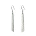 Single Drop Earrings. Made from Pewter. Made in Fredericton NB New Brunswick Canada