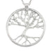 Large Tree of Life Pendant. Polish Finish. Made from Pewter. Necklace. Made in Fredericton NB New Brunswick Canada