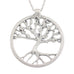 Large Tree of Life Pendant. Satin Finish. Made from Pewter. Necklace. Made in Fredericton NB New Brunswick Canada