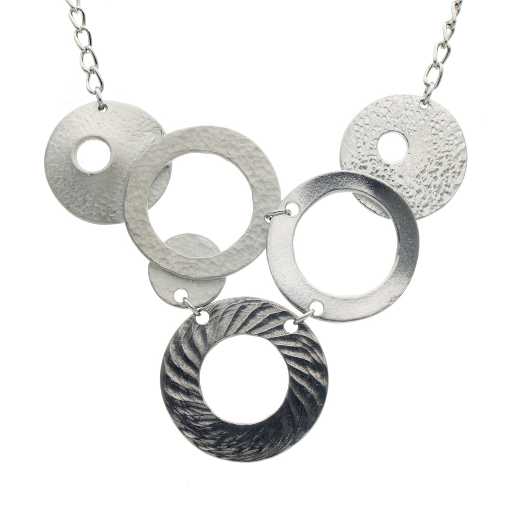 Medium Venus Neckwear. Chain. Made from Pewter. Made in Fredericton NB New Brunswick Canada