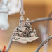 White Christmas Ornament