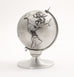 pewter globe miniature figurine