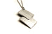 Hammered Square Pewter Pendant