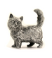 pewter himalayan cat miniature figurine