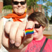 rainbow pride flag gay pride lgbtq lgbt fredericton pride pewter pin enamel pin queer fashion