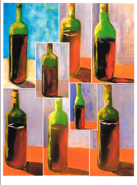 Wine Bottle Card